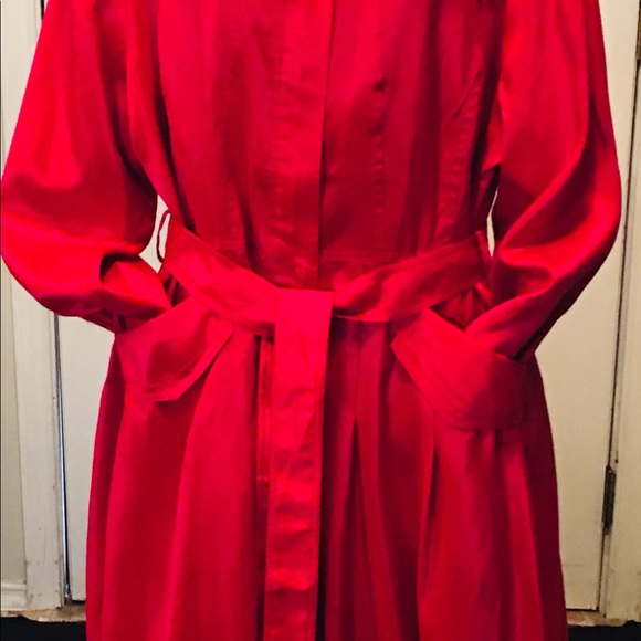 New Especially Yours Bubble Coat/Dress by Studio EY.  Red 1X Size - Picture 4 of 13